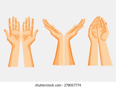 Hand holding something.