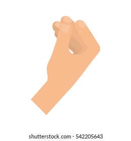 Hand holding something icon vector illustration graphic design