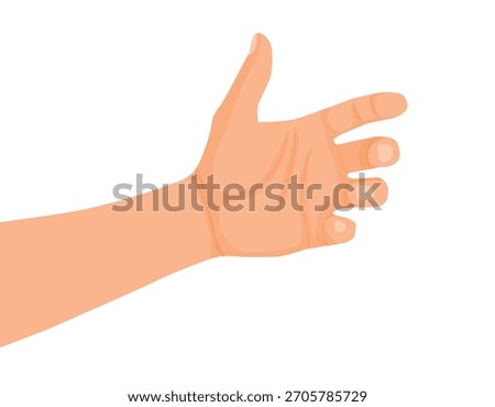 Hand holding something such as phone or water cup bottle