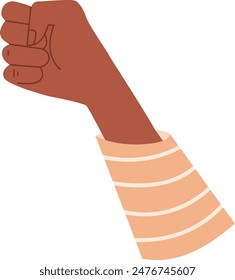 Hand Holding Something Vector Illustration