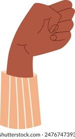 Hand Holding Something vector illustration