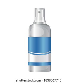 Hand holding spray hose design, Disinfection service and clean theme Vector illustration