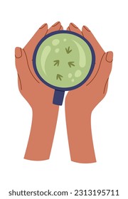 Hand Holding Tea Cup Vector Illustration