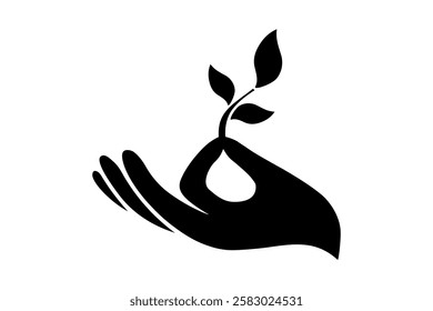 Hand holding a tea leaf
Image of a hand gently holding a fresh tea leaf. Freshness of nature. Project related to tea, healthy lifestyle, ecology or organic products. The leaf is clearly visible, with 