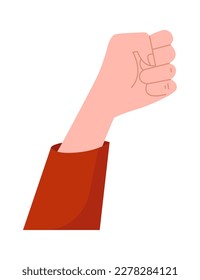 Hand, die Dinge flach hält Symbol Showing Elemente. Vektorgrafik