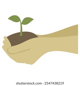 hand holding tree, Planting a Million Trees Worldwide