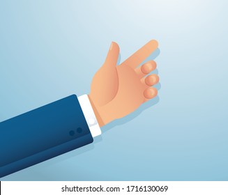 Hand Holding Vector Illustration EPS10