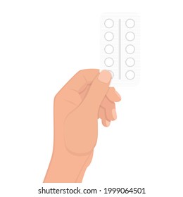 en la mano contiene comprimidos blister de cápsulas de píldoras, concepto de medicina, concepto de tratamiento de la enfermedad. Jeringa de inyección. Concepto de salud médica. Antecedentes médicos