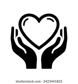 A hand holds an Earth globe. Concept of caring for the Earth. Vector illustration