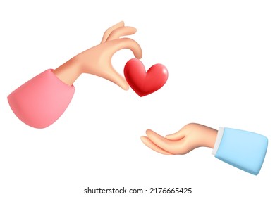 Hand holds like sign bubble 3d vector icon design. Social media, Feedback, sympathy, approve ideas,  love and rating cartoon poster concept.