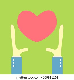 hand hope a heart