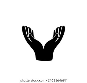 Logo de Hand of Hope, diseño de Vector de arte