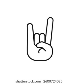 Hand Horns icon isolated. simple vector icon on white background