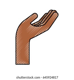 hand human asking icon
