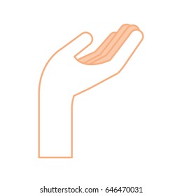 hand human asking icon