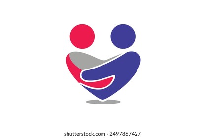 Hand or human Care icon Template vector Pro Vector