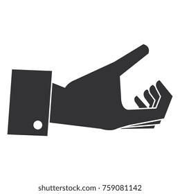 hand human catching icon