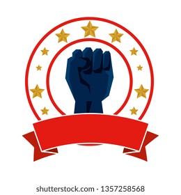 hand human fist emblem