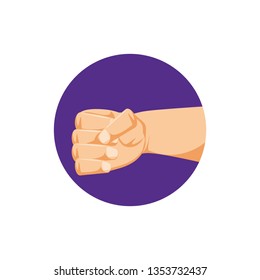 hand human fist icon