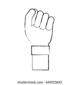 hand human fist icon