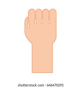 hand human fist icon