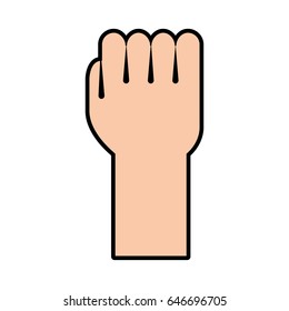 hand human fist icon
