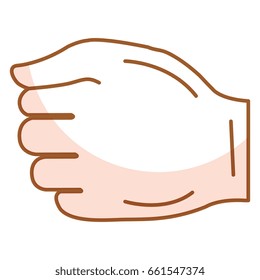 hand human fist icon