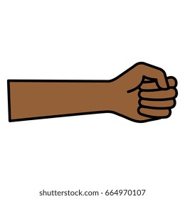 hand human fist icon
