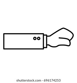 hand human fist icon