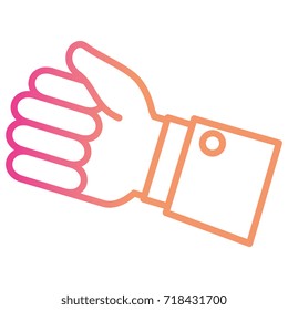 hand human fist icon
