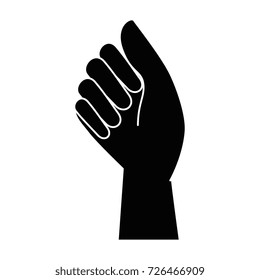 hand human fist icon