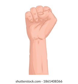 hand human fist symbol isolated icon vector illustration design