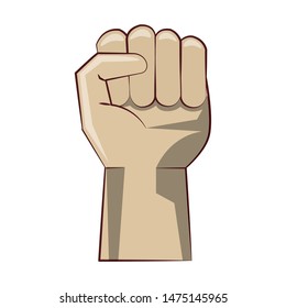hand human gesture anatomy isolated cartoon vector illustration graphic design