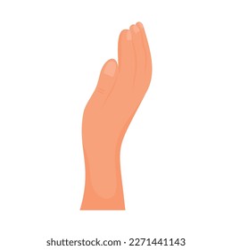 hand human up gesture icon