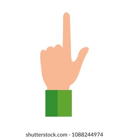 hand human index isolated icon