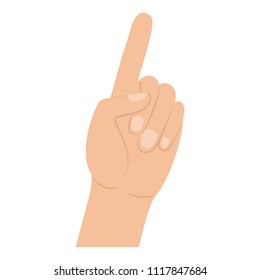hand human index isolated icon