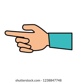 hand human index isolated icon