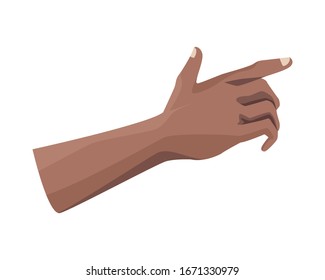 hand human index isolated icon vector illustration design