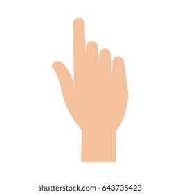 hand human index isolated icon
