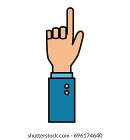 hand human index isolated icon