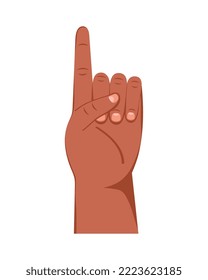 hand human indexing gesture icon
