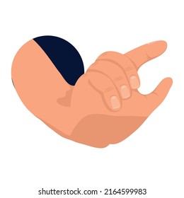 hand human indexing signal icon