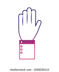 hand human isolated icon