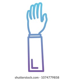 hand human isolated icon