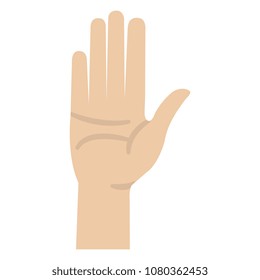 hand human isolated icon