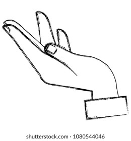 hand human isolated icon
