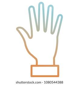 hand human isolated icon