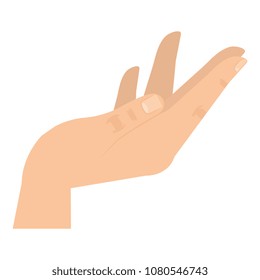 hand human isolated icon