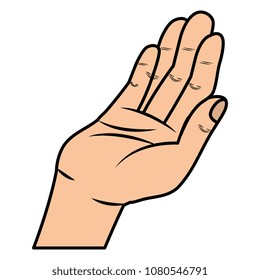 hand human isolated icon