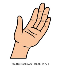hand human isolated icon